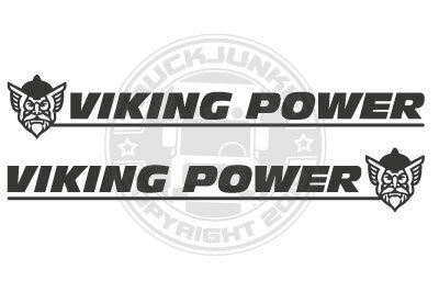 VIKVING POWER -NEW- SIDE WINDOW STICKER