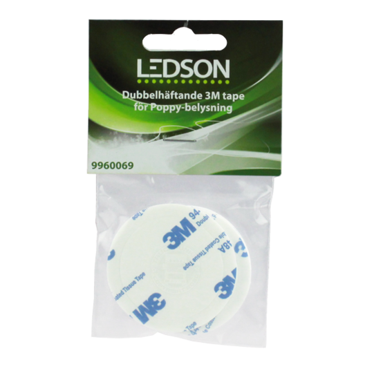 LEDSON -DOUBLE SIDED ADHESIVE TAPE FOR POPPY LED (3-PACK)