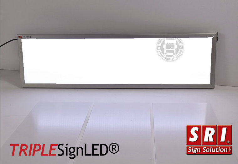 TripleSign&reg;  260 x 965 x 25 mm