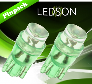 LED GREEN 1 diode 24V W5W 