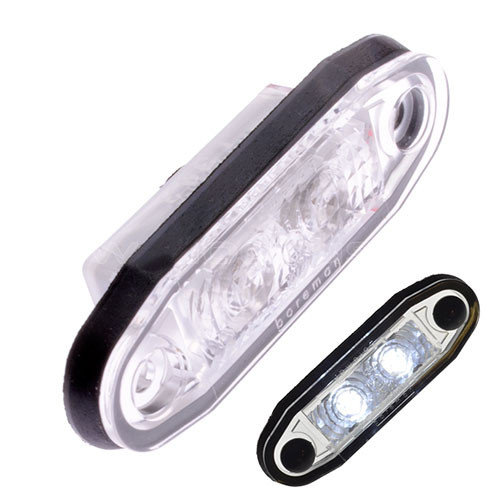 BOREMAN LED WHITE - BUILT IN SIDEMARKER