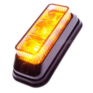 FLASHER 3 LED - TILTED - ORANGE