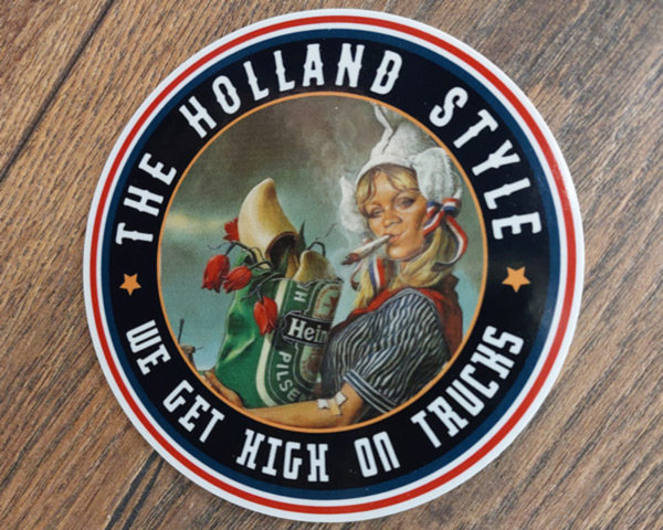 HOLLND STYLE / HIGH ON TRUCKS - FULL PRINT STICKER