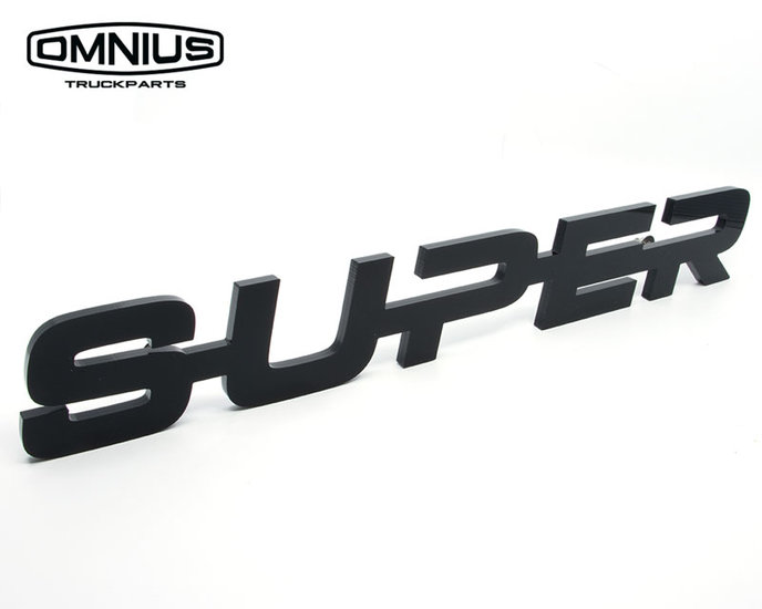 SUPER 2.0 EMBLEM - BLACK