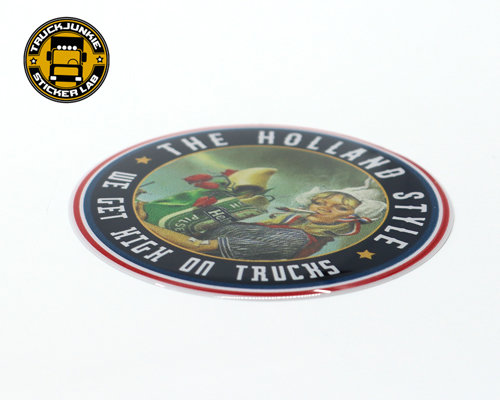  HOLLAND STYLE / HIGH ON TRUCKS - 3D DELUXE FULL PRINT STICKER