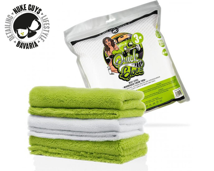 3-PACK - ULTRA FLUFFY MICROFIBER - Quick&#039;n Gloss - 500 g/m2 - 40x40cm