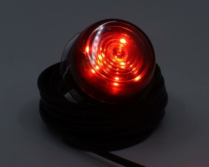 strands viking LED red sidemarker smoke lens