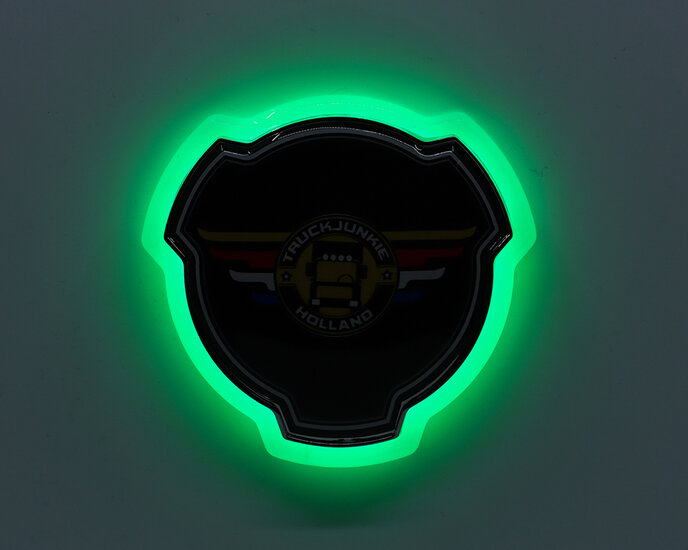 LIGHTED EMBLEM SCANIA IN GREEN LED 