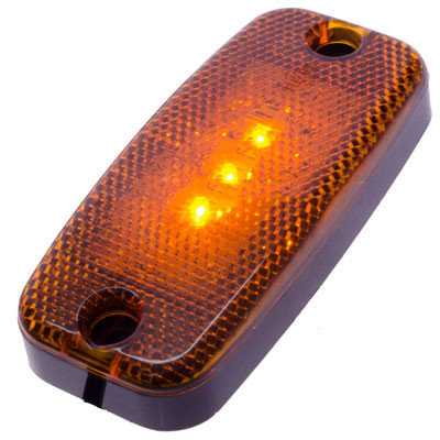 SIDE MARKER LIGHT 3 LED - ORANGE 9~36V