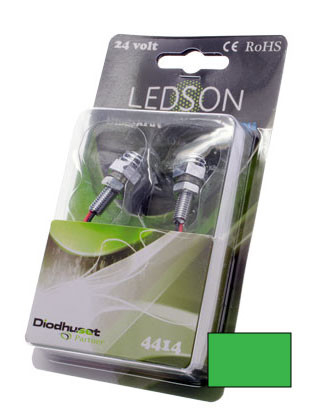 LED screw 24V GREEN