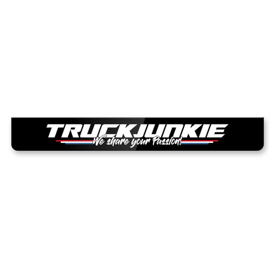 MUDFLAP PLASTIC- TRUCKJUNKIE &quot;WE SHARE YOUR PASSION!&quot;