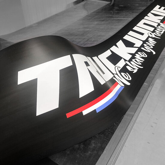 MUDFLAP PLASTIC- TRUCKJUNKIE &quot;WE SHARE YOUR PASSION!&quot;