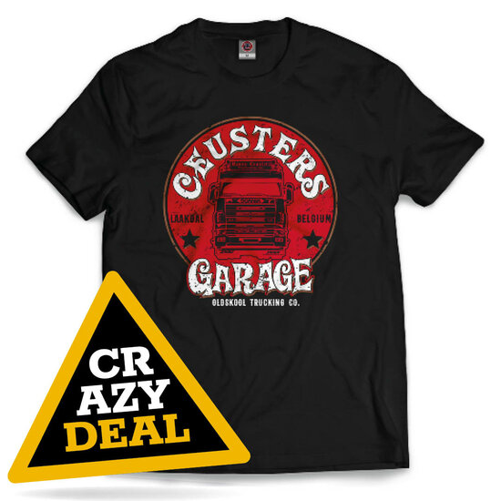 T-SHIRT - CEUSTERS GARAGE - BLACK