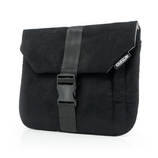 OMNIUS TABLET SLEEVE - BLACK ALCANTARA - BUCKLE LOCK