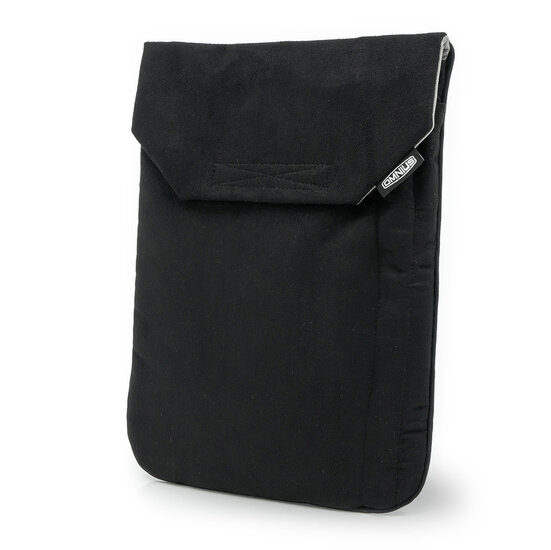 OMNIUS LAPTOP SLEEVE SMALL - BLACK ALCANTARA -  VELCRO LOCK