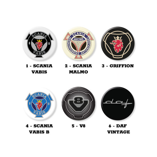 SPINNER EMBLEM - 43MM (SET OF 2)