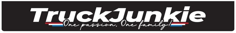 MUDFLAP PLASTIC- TRUCKJUNKIE &quot;ONE PASSION, ONE FAMILY!&quot;