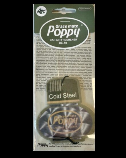 POPPY GRACE MATE - AIR FRESHENER - COLD STEEL