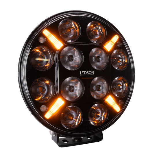 LEDSON - Pollux9+ STROBE - LED SPOTLIGHT WITH STROBE -  WHITE/ORANGE POSITION LIGHT - 120W