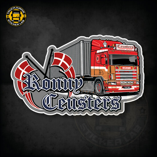 RONNY CEUSTERS TRUCK - FULL PRINT STICKER