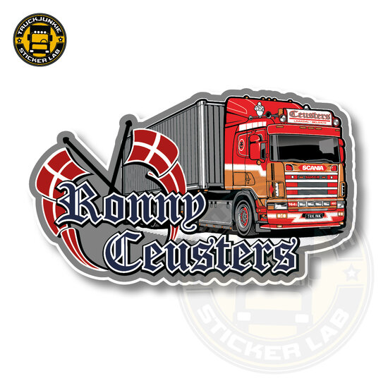 RONNY CEUSTERS TRUCK - FULL PRINT STICKER