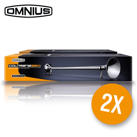 2x OMNIUS COLTRANE 950 - SINGLE TONE AIR HORN + LUHMI MAINTENANCE KIT