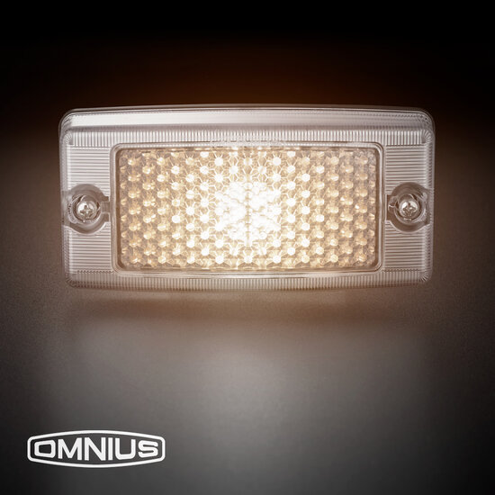 OMNIUS LED SIDE MARKER LAMP - LED WHITE / LENS WHITE