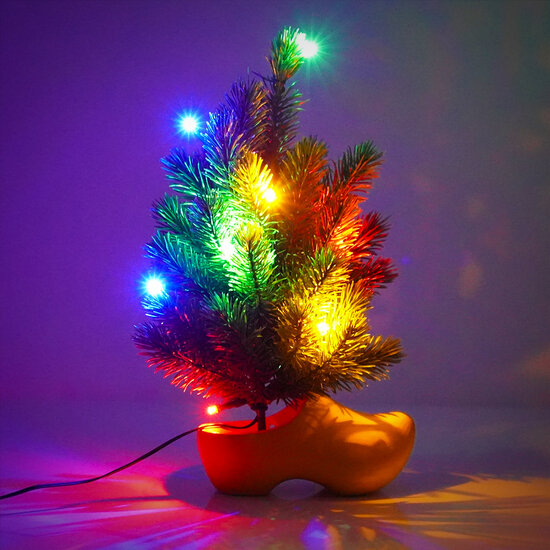 ALLRIDE MINI CHRISTMAS TREE WITH LED AND CLOG