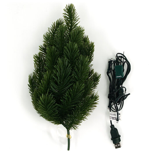 ALLRIDE MINI CHRISTMAS TREE WITH LED - 18.5x15x10cm