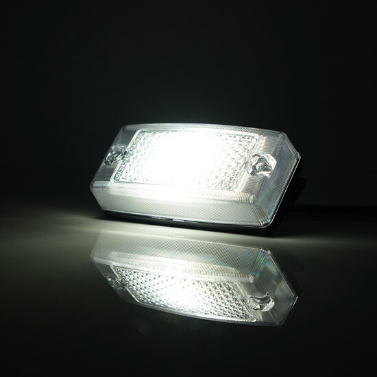 OMNIUS LED SIDE MARKER LAMP - LED WHITE / LENS WHITE