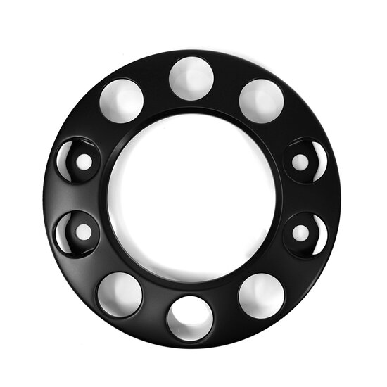 WHEEL RING - STEEL RIM- 10 HOLE OPEN - BLACK