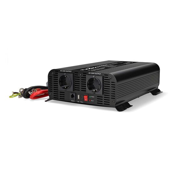 NEDIS INVERTER PURE SINE WAVE 24V 2000W | PEAK POWER 4000W