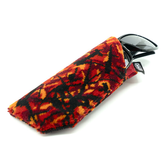 OMNIUS GLASSES CASE - RED DANISH PLUSH