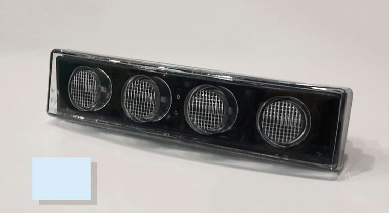 WITTE LED SCANIA LAMP ZONNEKLEP