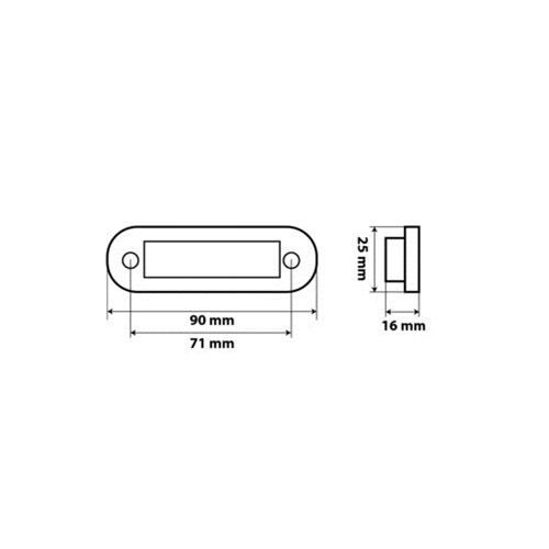 ORANGE - C2-98 LED SIDEMARKER 12-24V