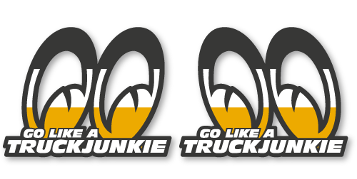 WINDOW STICKER - GO LIKE A TRUCKJUNKIE