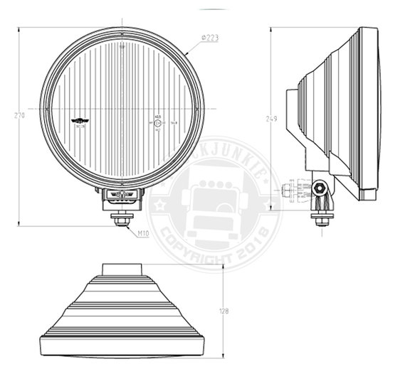 BUDGET SPOTLIGHT - SIM - CLEAR GLASS