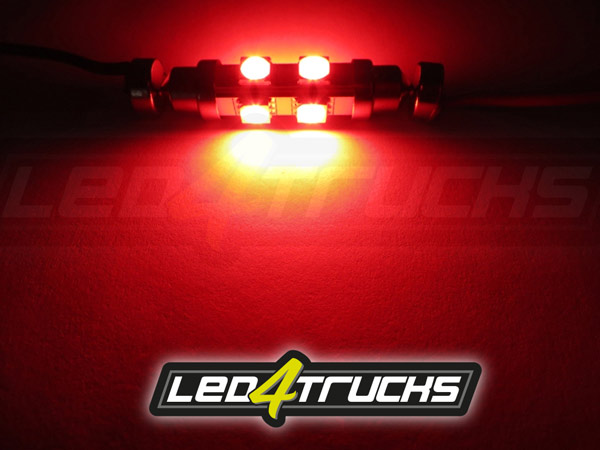 RED - 6xSMD LED 24-28V - FESTOON 