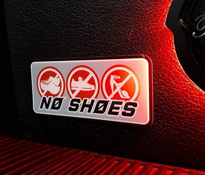 N&Oslash; SH&Oslash;ES - 3D DELUXE FULL PRINT STICKER