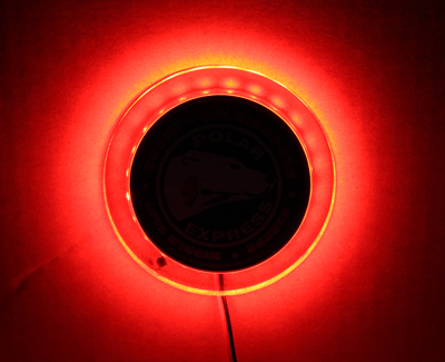 RED - ILLUMINATED EMBLEM - UNIVERSAL - 24V