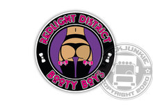 RED LIGHT DISTRICT BOOTY BOYS STICKER 