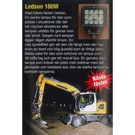 LEDSON - Proteus - HEAVY DUTY WORKLIGHT 180W 