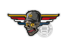 TJ SKULL TRUCKJUNKIE SCHEDEL STICKER