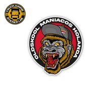 OLDSKOOL MANIACO sticker with gorillaS HOLANDA