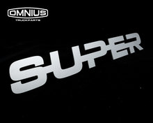 SUPER 2.0 EMBLEM - STAINLESS STEEL *GLASS BEAD BLASTED* 