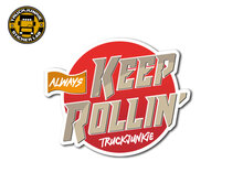 ALWAYS KEEP ROLLIN&#039; TJ &ndash; FULL PRINT STICKER