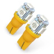 LED YELLOW/ORANGE 5xSMD W5W 