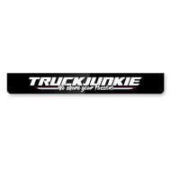 MUDFLAP PLASTIC- TRUCKJUNKIE &quot;WE SHARE YOUR PASSION!&quot;