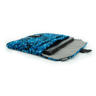 OMNIUS LAPTOP SLEEVE LARGE - BLUE PLUSH - BUCKLE LOCK