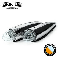 CRAZY DEAL 2X OMNIUS - TORPEDO LAMP LED - DUAL COLOR - ORANGE / WHITE